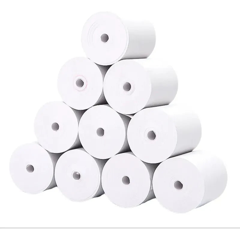 Caja 50 Rollos Papel Térmico 55x40 Rollo para Boleta Factura Blanco